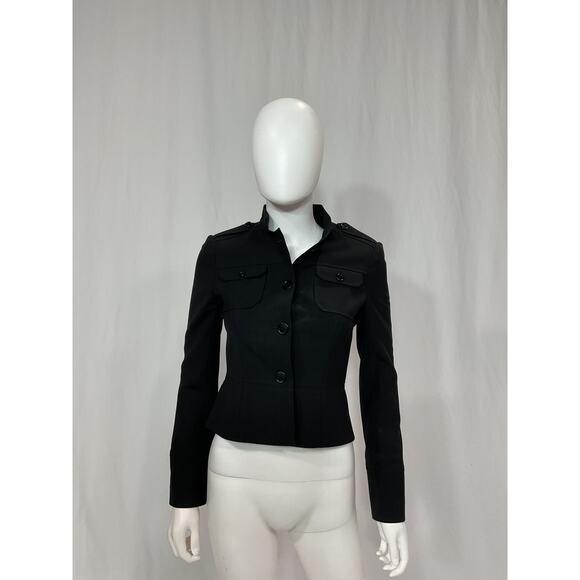 Theory Denim Black Jacket Size 0 - Picture 2 of 5